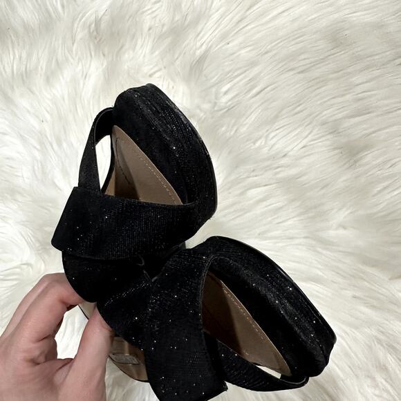 Tahari Posey Sparkle Sandal Heels Sz 8 - Picture 6 of 9